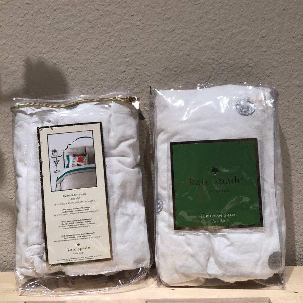 Kate Spade euro shams